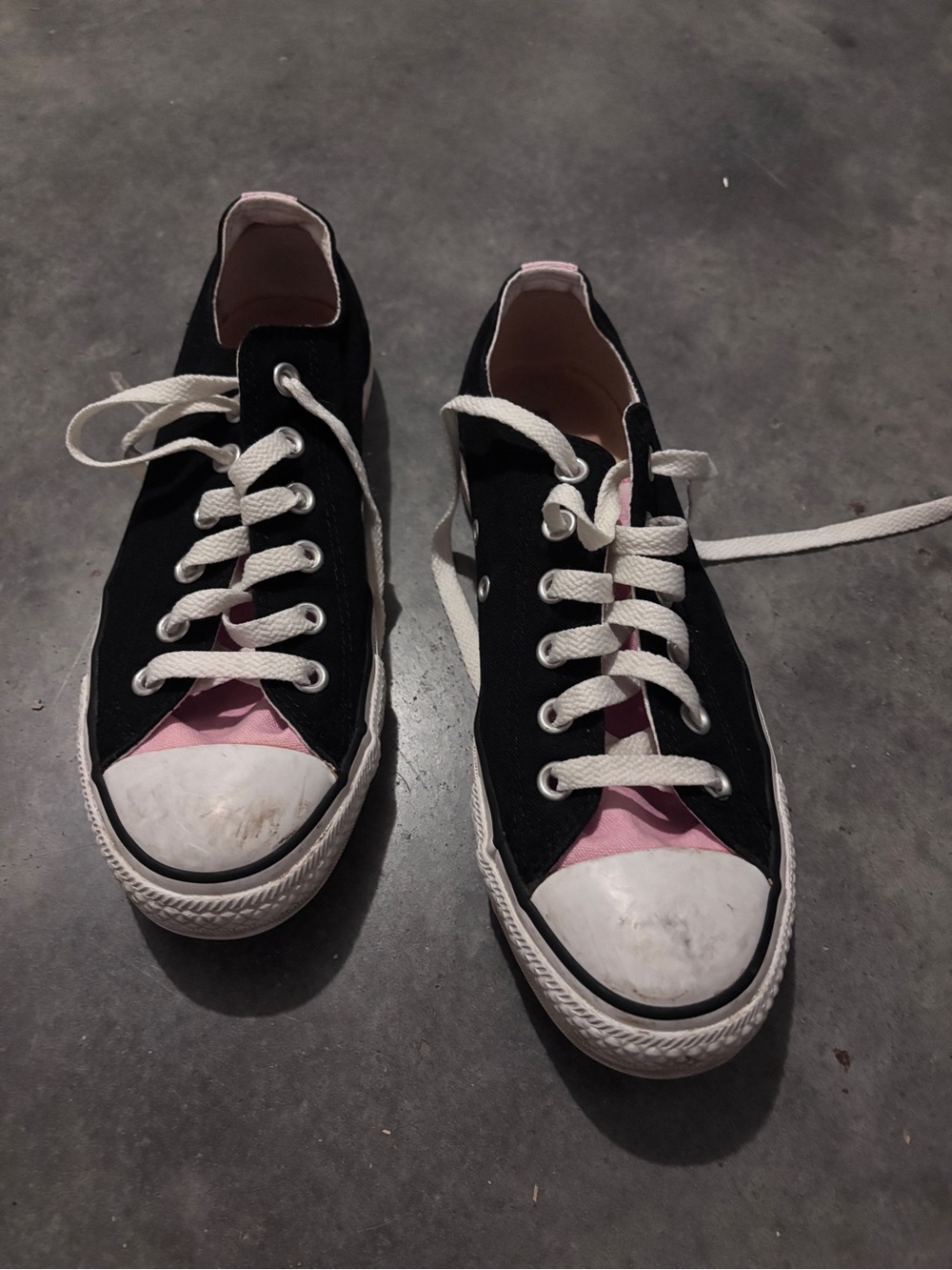2005 Black and Pink Converse